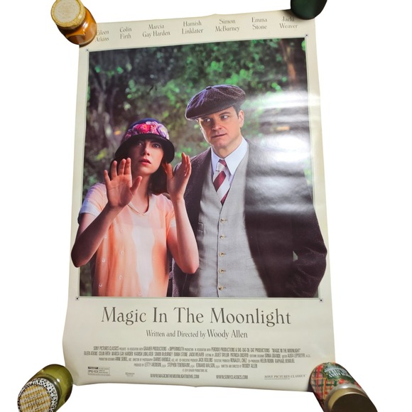 Magic In The Moonlight 2014 Promo Movie Poster 27x40 Colin Firth Emma Stone - Picture 5 of 7